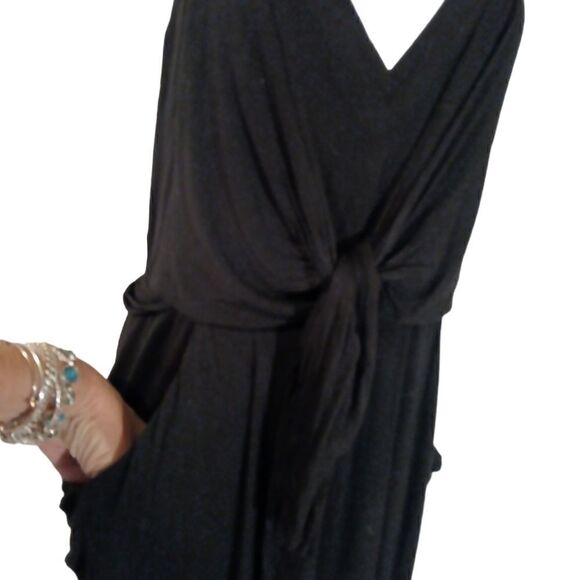 Moulinette Soeurs Danique wide leg black jumpsuit size S - Picture 8 of 9